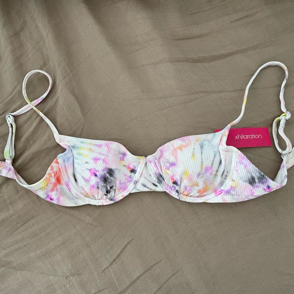 Xhilaration Swim Xhilaration Ribbed Tie Dye Bikini Top Poshmark